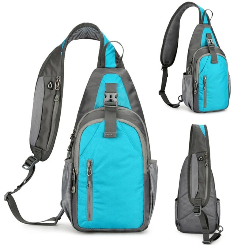 E74B Trendy Single Shoulder Bag Fashionable Chest Pack for Running Camping and Outdoor Exploration