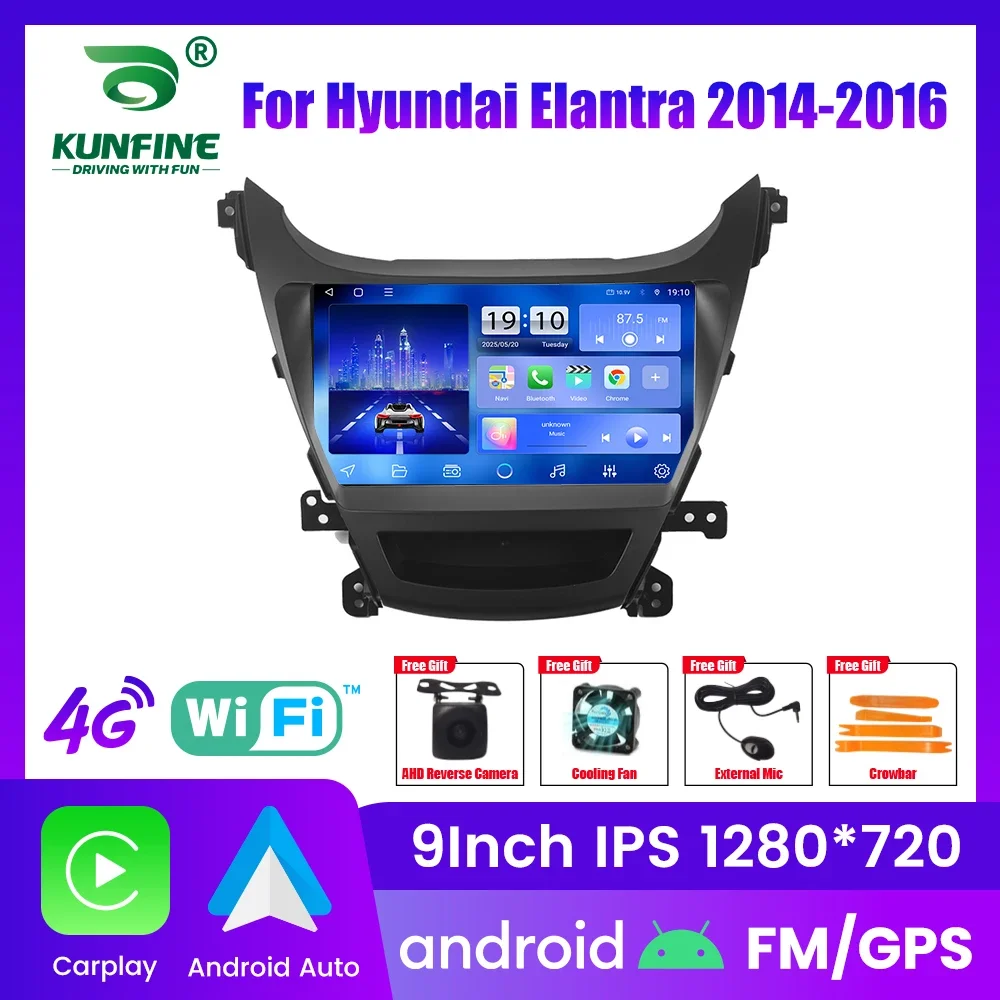 

Android Car Radio For Hyundai Elantra 2014-2016 GPS Navigation Multimedia Video Player Carplay Android Auto Stereo