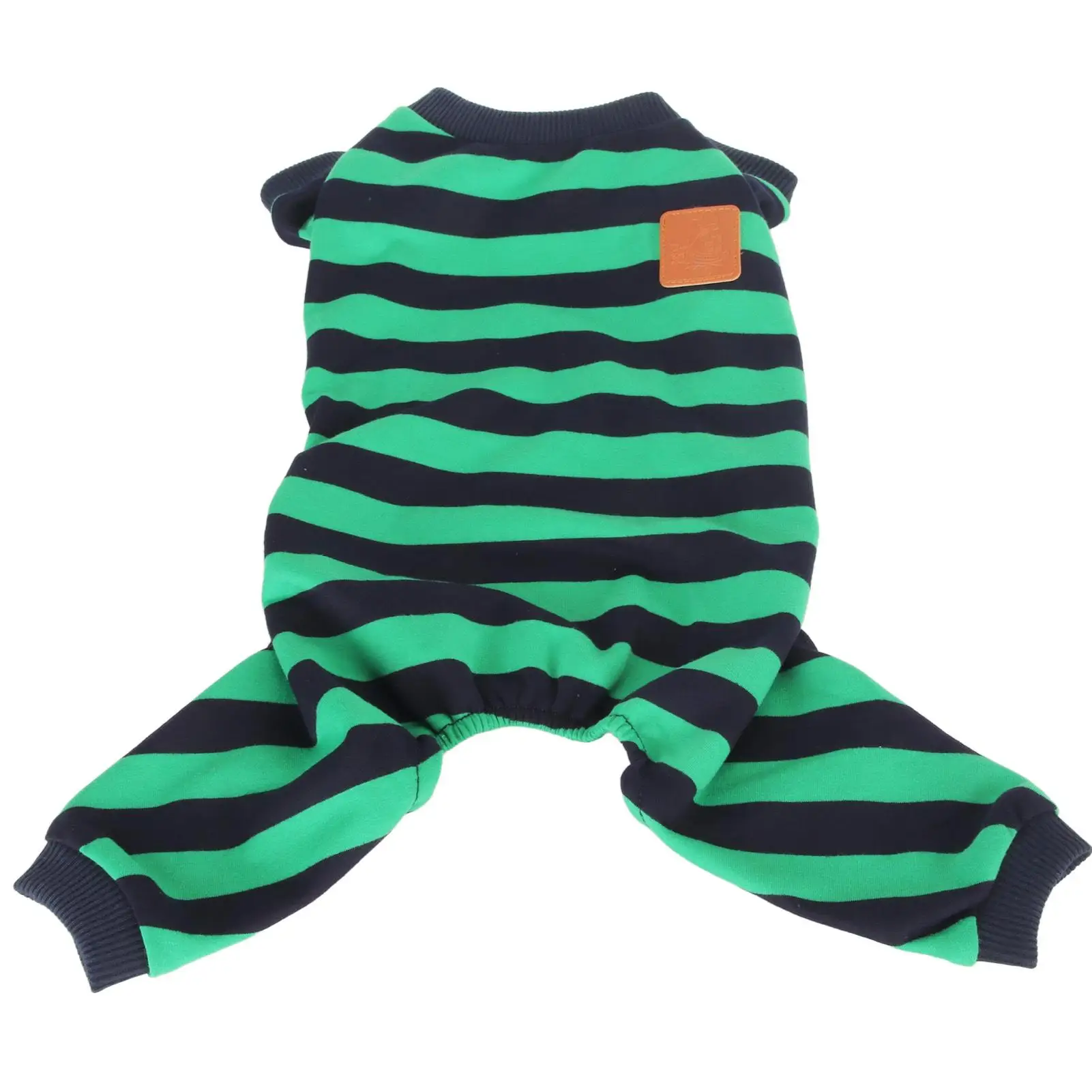 

Lightweight Striped Dog Pajamas - Breathable & Stretchy Pet Clothing for Everyday Comfort