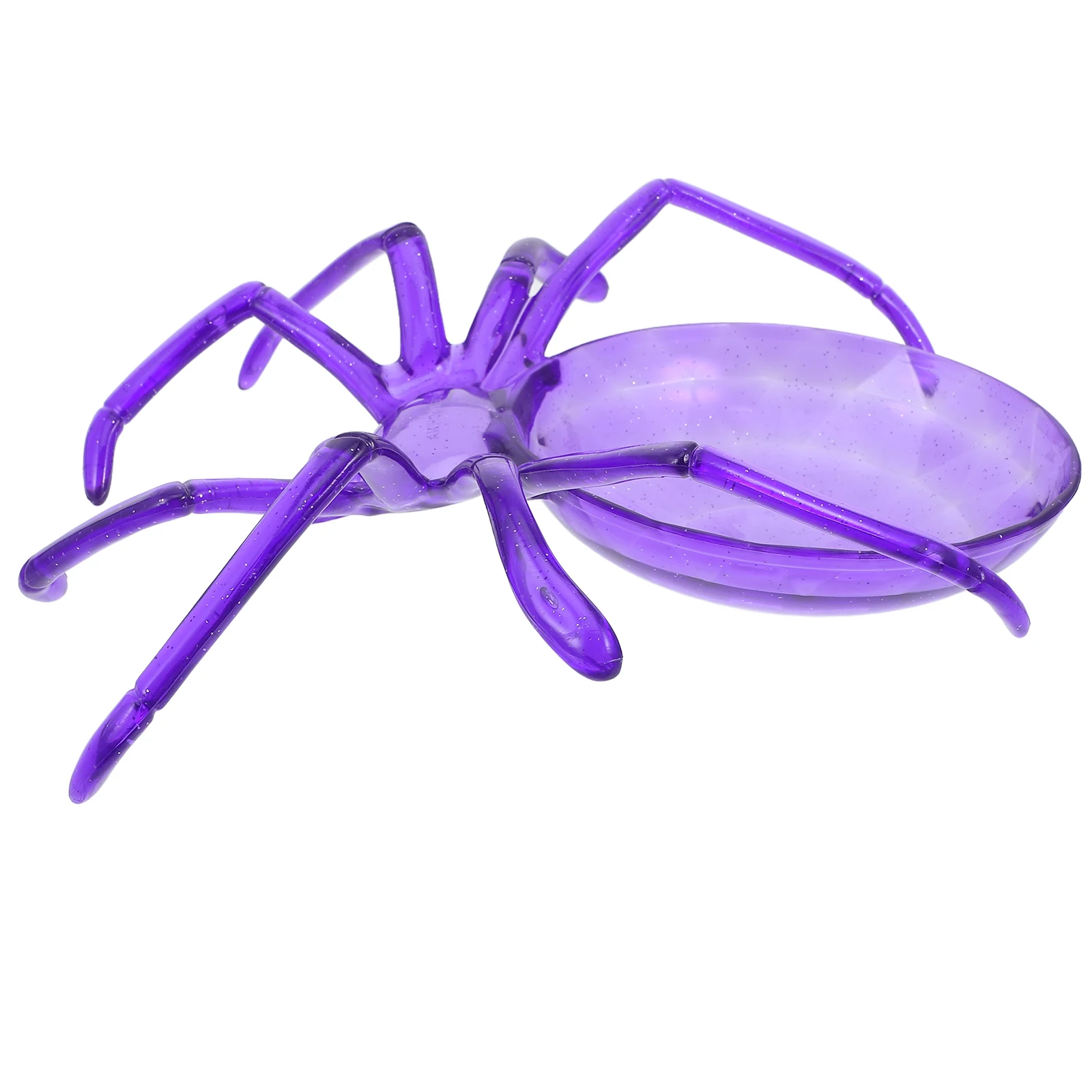 

Spider Shaped Candy Tray Reusable ABS No Burrs Fruit Dessert Serving Plate Household Decorative Tray