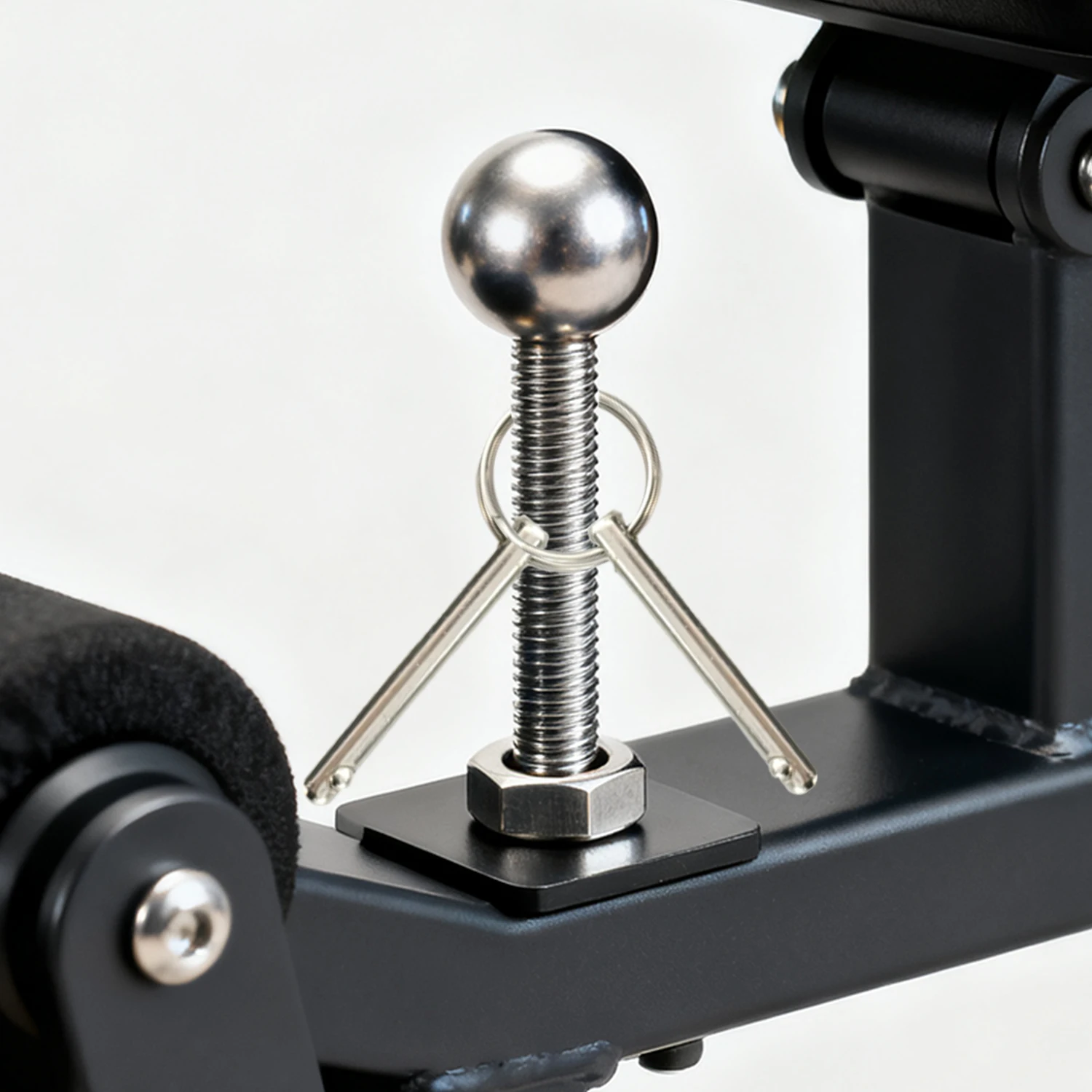 Szybkozłączne kołki pozycjonujące z kulką sprężynową do zawiasów pokładowych łodzi, okucia morskie, kołek pozycjonujący z pierścieniem do wyciągania i blokadą kulkową.