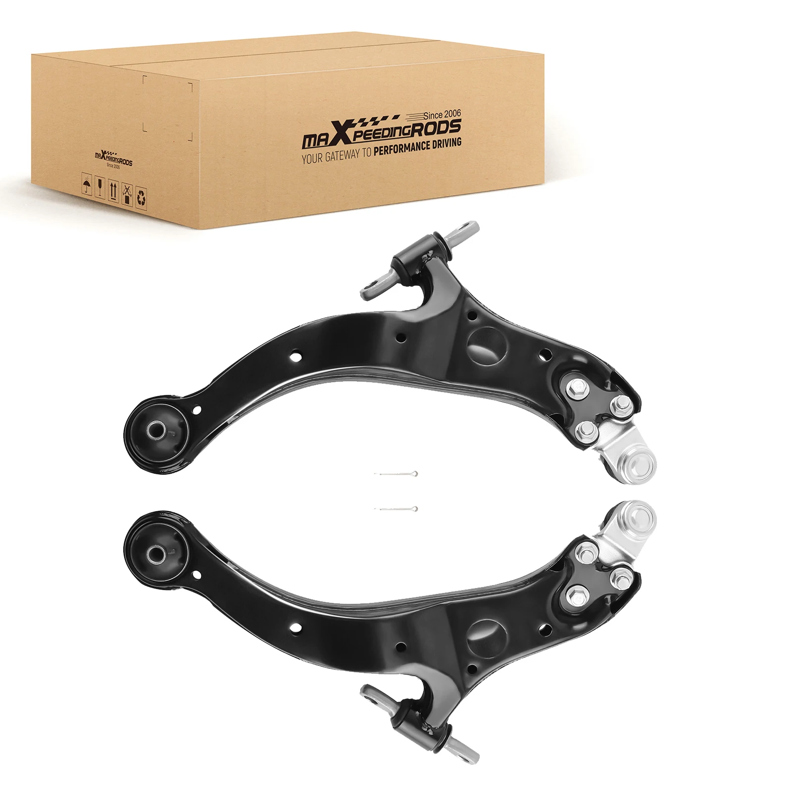 Steel Front Lower Control Arm Ball Joints For For ACV36R/MCV36R (2002-2006)-Powder Coated New Left/Right