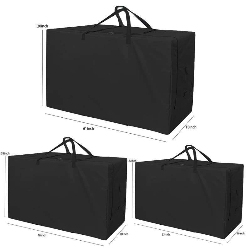 Folding Mattress Storage Bag 420D Waterproof Oxford Cloth Portable Large-capacity Quilt Clothes Dust-proof Storage Bag