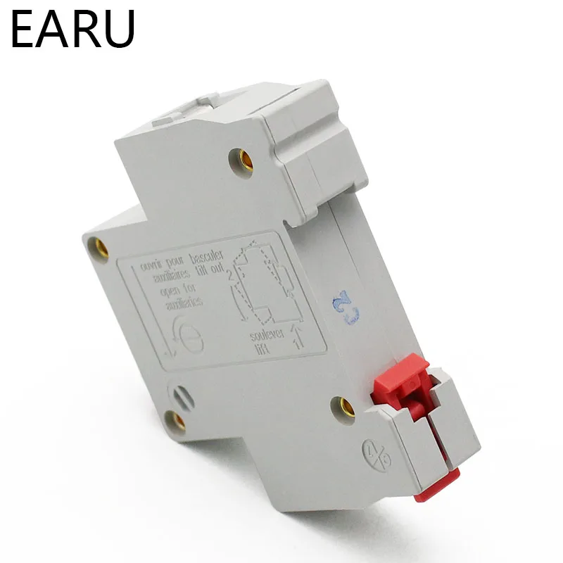 1P AC MCB DZ47-63 C Type 230/400V~ 50HZ/60HZ Mini Circuit Breaker 3A 6A 10A 16A 20A 25A 32A 40A 50A 63A Mounting 35mm Din Rail