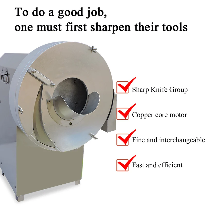 التلقائي التجارية البطاطس المقلية البصل المروحية الزنجبيل الخيزران تبادل لاطلاق النار البابايا الجذر الخضار آلة تقطيع