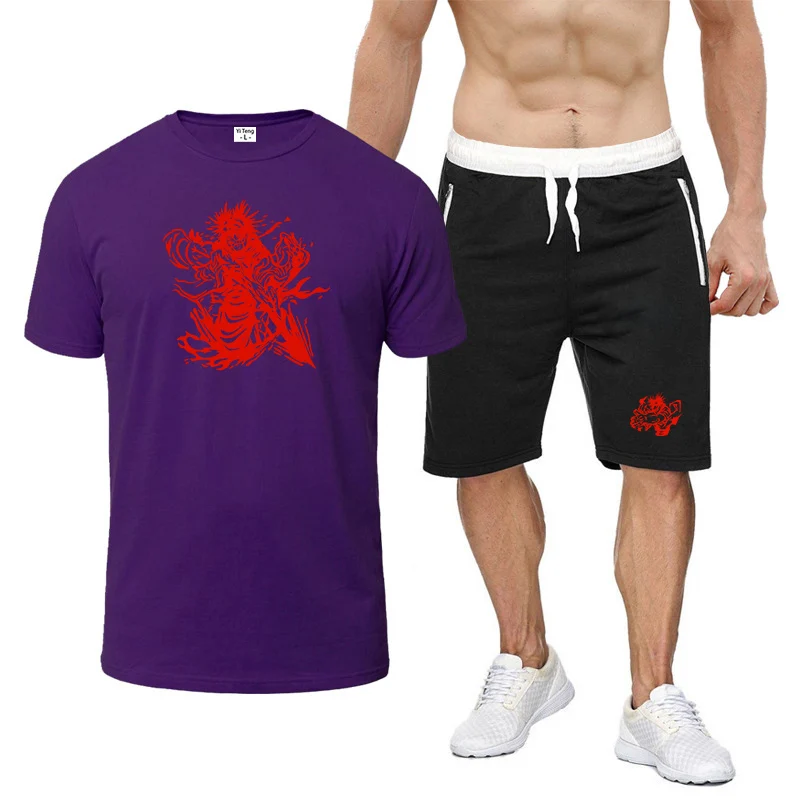 

Jujutsu Kaisen CHOSO Men's sports short-sleeved set - two-piece - round-neck short-sleeved + sports shorts