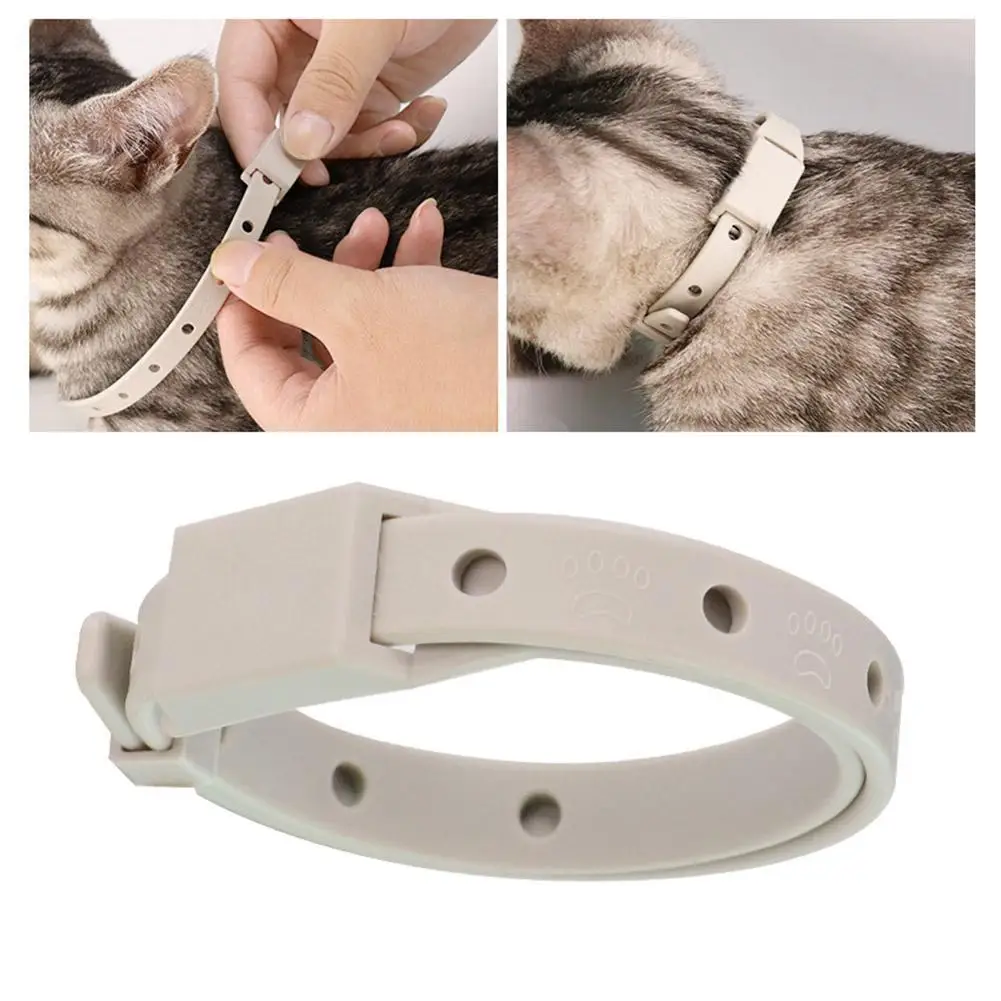 Adjustable Pet Flea Removal Collar Waterproof Pest Repellent Collar For Cats To Keep Away Fleas Ticks Lice And Mosquitoes Safely view 5
