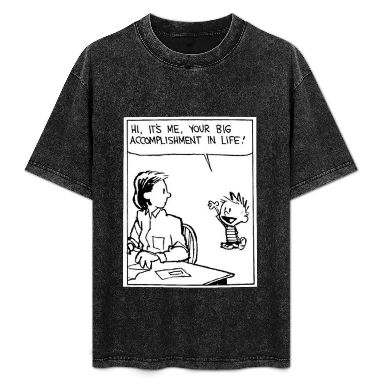 

Calvin and Hobbes Comic T-Shirt Anti-Wrinkle Short Sleeve T-Shirt