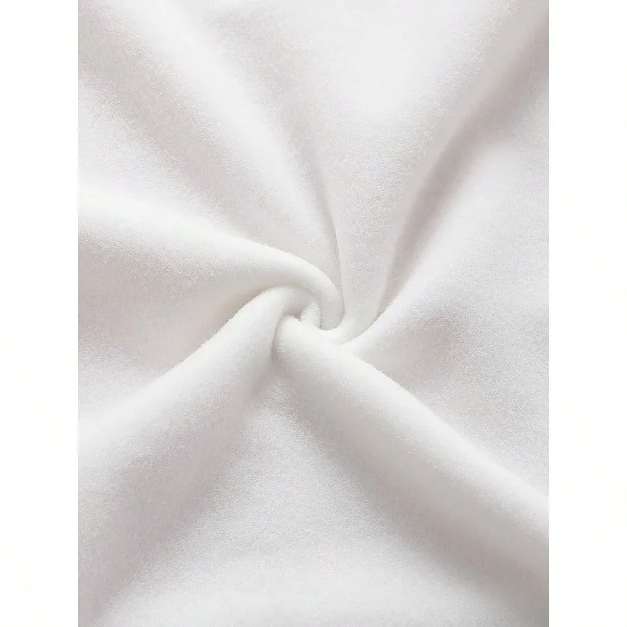 Толстовка с принтом Праздничный подарок для пар Модная спортивная рубашка Топ с принтом для пар Стильный и удобный пуловер