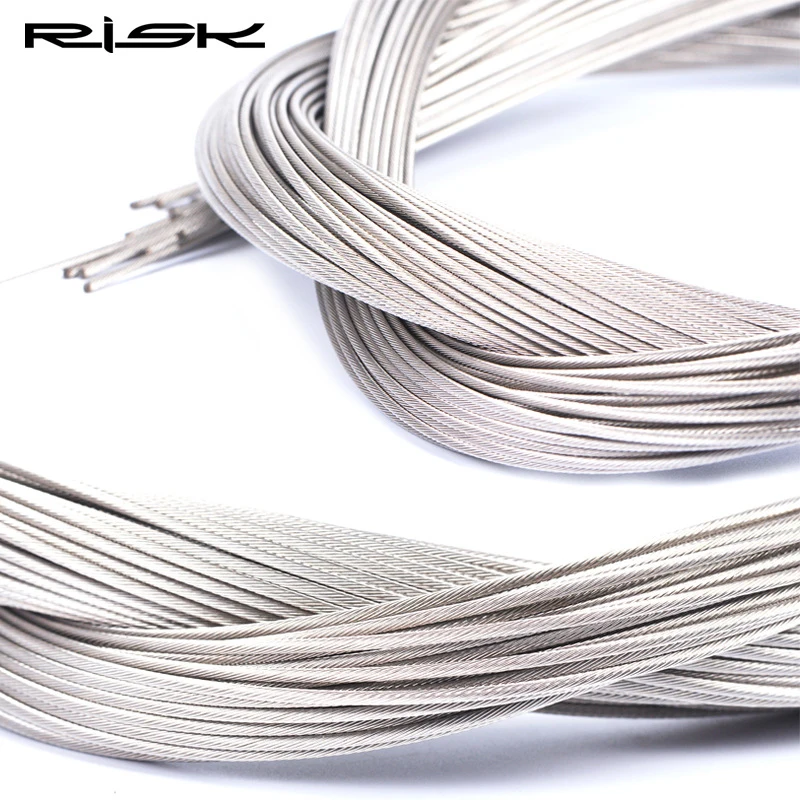 5pcs RISK RC127 Stainless Steel MTB Mountain Road Bicycle Bike Derailleur Shift Brake Inner Cable Line Wire 2100mm 1550mm 1700mm