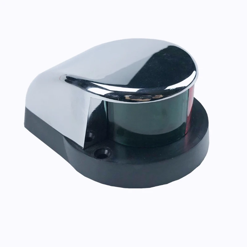 

Zinc alloy LED two-color signal light 12V red and green signal marine side yacht accessories sailing light