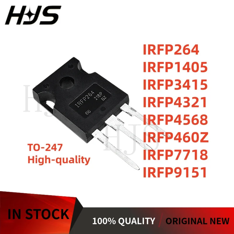 5PCS IRFP264 IRFP1405 IRFP3415 IRFP4321 IRFP4568  IRFP460Z IRFP7718 IRFP9151 TO-247 MOS Transistor High-quality