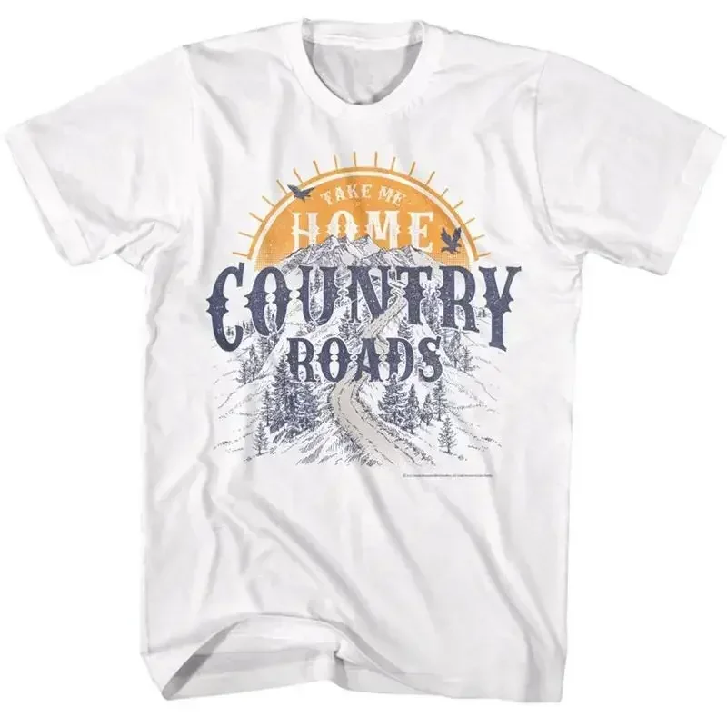 John Denver Take Me Home Country Roads White T Shirt