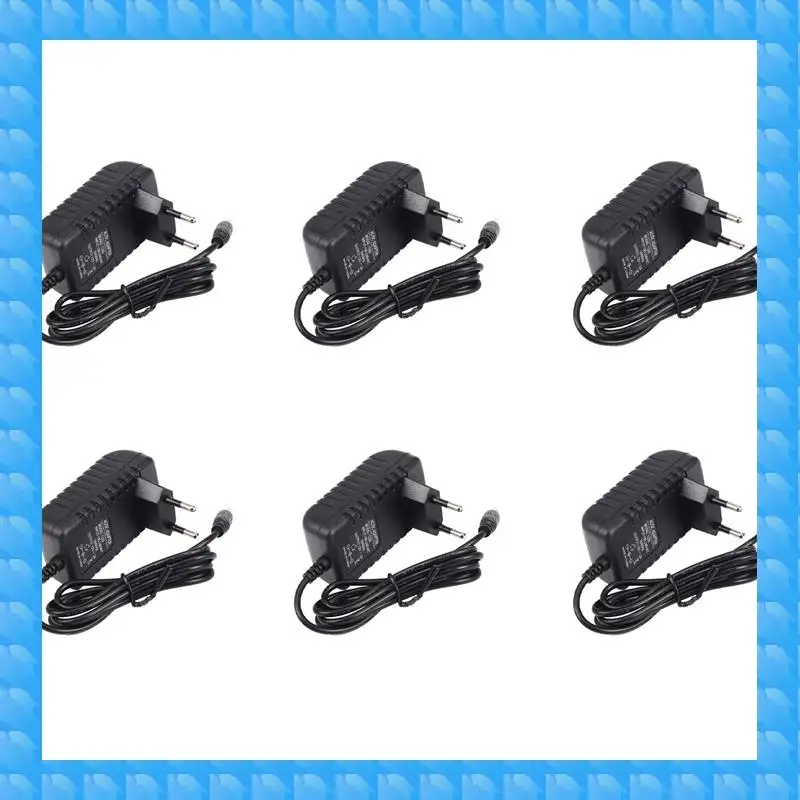 

ETRT 6X AC/DC 12 В 2 А 24 Вт адаптер питания трансформатор для 5050 3528 светодиодных лент с вилкой европейского стандарта