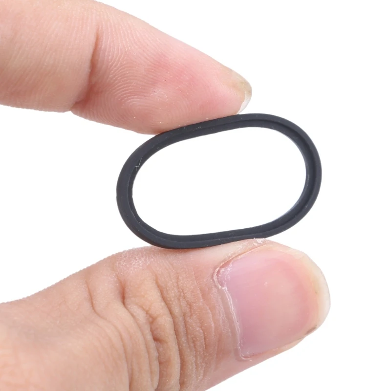 Professional T-shaped Idler Rubber Rings for Cassettes Deck Tape Recorders Black 53CF