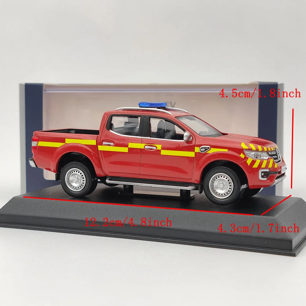 Norev 1/43 Alaskan Pick Up Pompiers (F) 2017 Diecast Model Cars Limited Collection Auto Toys Red