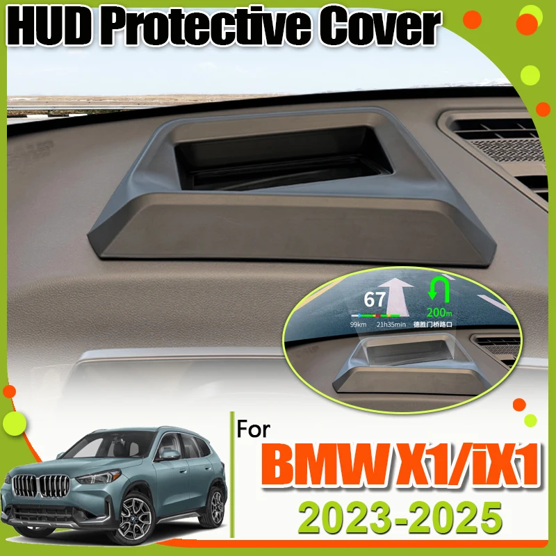 

For BMW X1 U11 Accessories iX1 U12 2023 2024 2025 Car HUD Display Protective Cover Head Up Reflective Protect Screen Dustproof