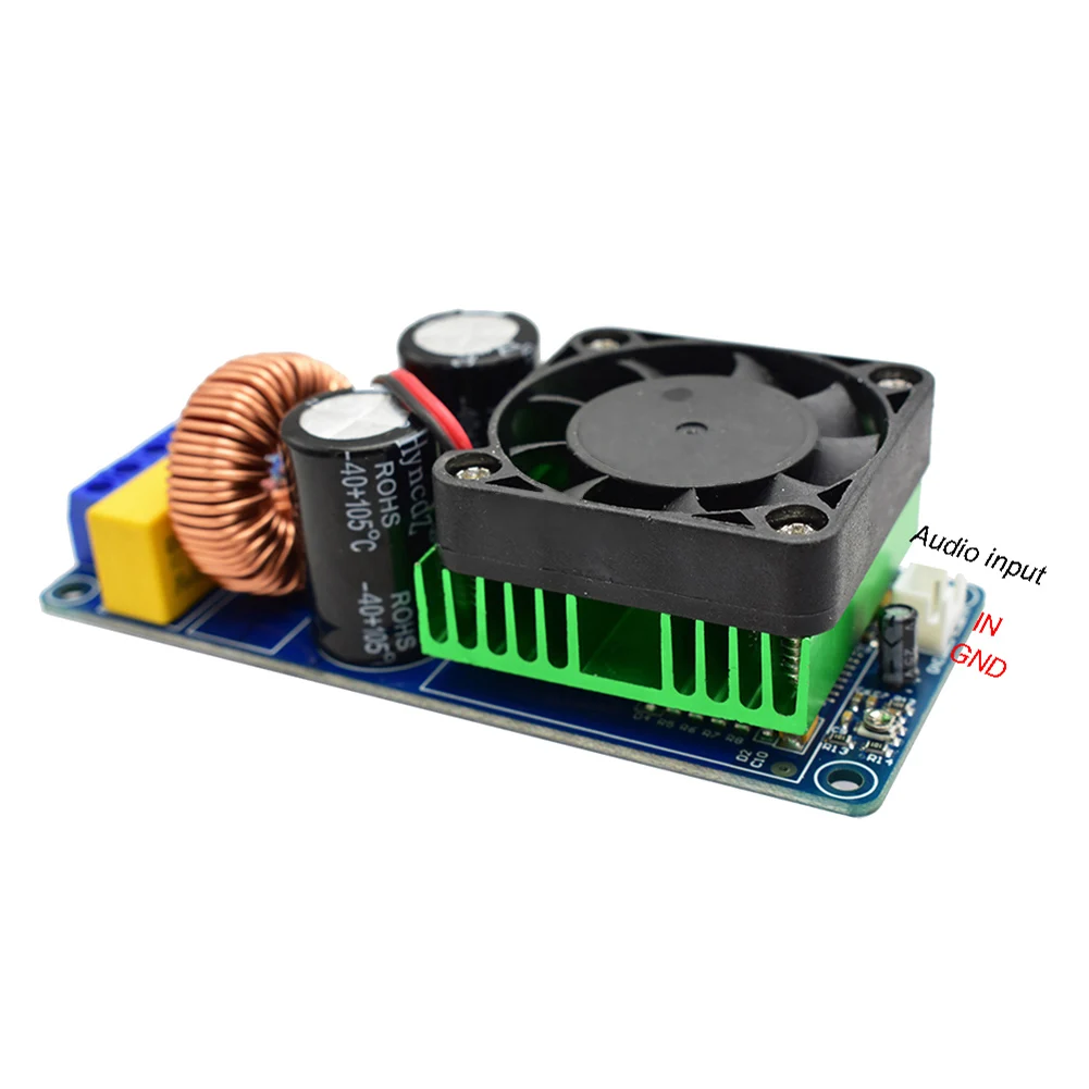 HIFI Power IRS2092 500W Mono Channel Digital Power Amplifier Board Class D Stage Power Amplifier Board I3-007 A002