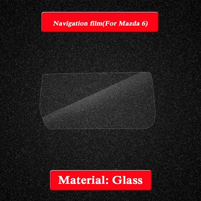 Tempered glass screen protector film For Mazda 6 Mazda6 2018-2020 Car infotainment radio GPS Navigation Interior Accessories