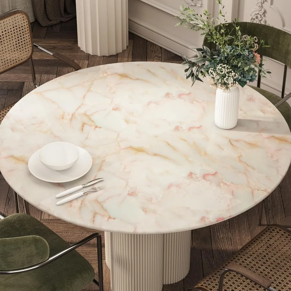 Gold Marble Pattern Waterproof Peel and Stick Kitchen Countertop Covering, 32 x 354, Yellow Marble Design for Wide Counters