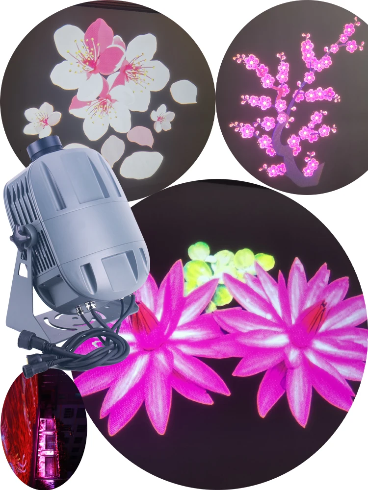 

Advertising Lights 300W Gobo Projector Outdoor Waterproof IP65 Pattern Image Logo Projector LED Lighting for Event Festival Adv