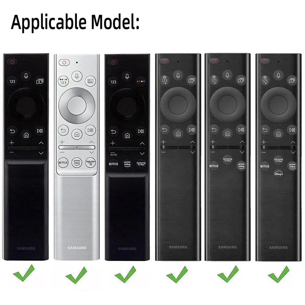 Smart Tv Remote Control Case Silicone Anti-slip Cover Compatible For 2022 Samsung Tm2280ecobn59 Solar Remote Control