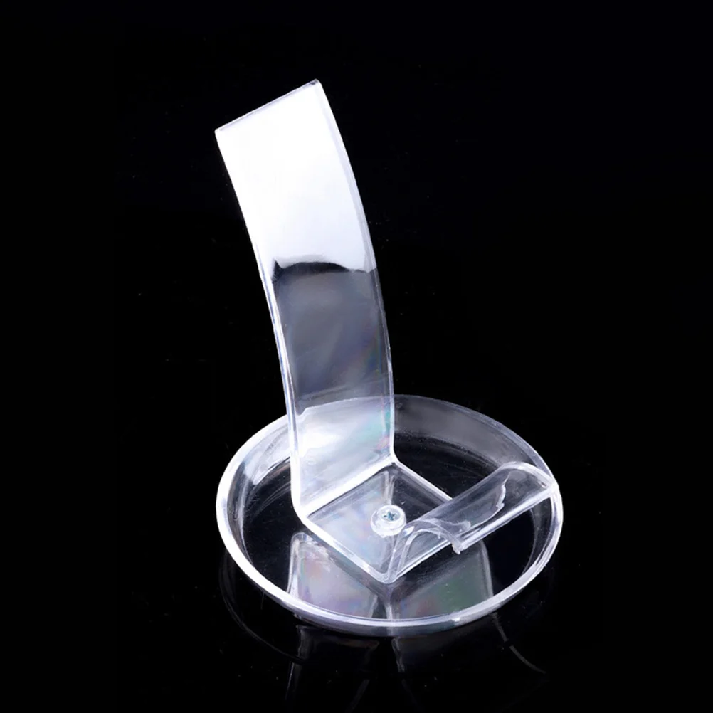 Supporto per ripiani per espositori per scarpiera da 4 pezzi per supporti per negozi in PVC Rialzi per ripiani