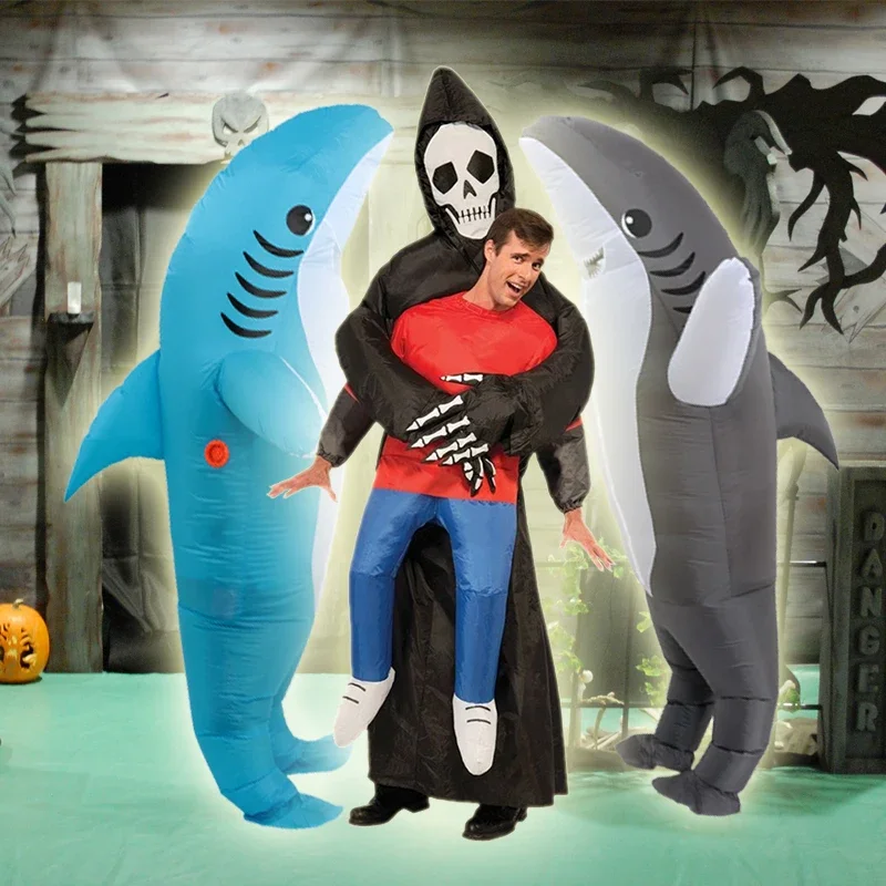 ديناصور قابل للنفخ للبالغين والأطفال ، دب سومو غريب ، أزياء حفلة هالوين ، فساتين تنكرية للنفخ ،