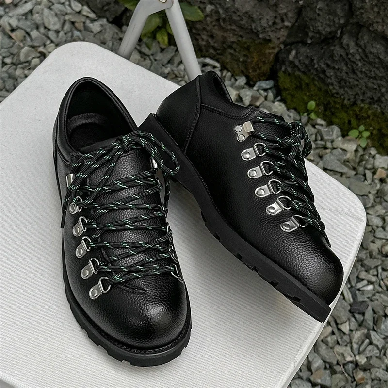 

High Quality Leather Shoes for Men Fad Designer Business Party Casual Mens Shoes Trend Platform Sneakers for Mens Zapatos Hombre