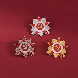 Frist level National Defense Medal WWII USSR Soviet CCCP Russian Guards Badge Imperial Honor Medal Brooch Pendant