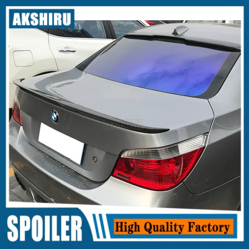 2006 2007 2008 2009 2010 For BMW E60 M5 520 525 528 535 Spoiler tear trunk wing rear spoiler by ABS primer paint spoilers