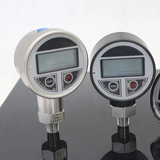 

1/2"NPT Thread Digital Vacuum Pressure Gauge with LCD Display 0.20% Accuracy -0.1~100Mpa Range 4-20mA Output