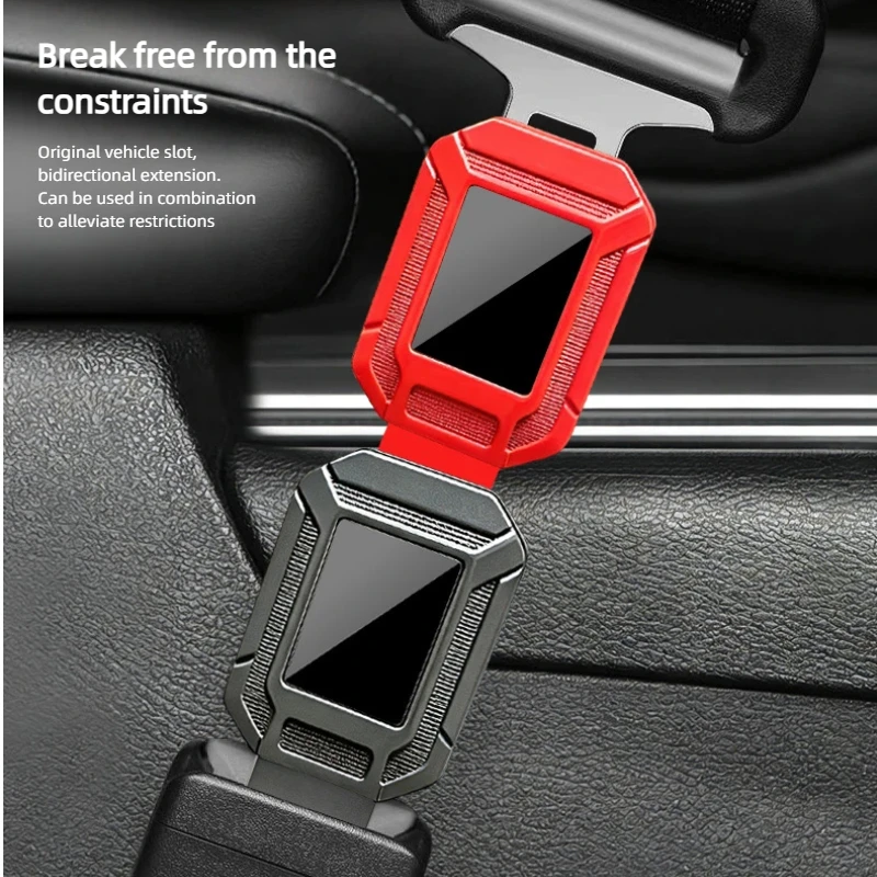 Car Seat Belt Clip Extender Safety Lock Buckle Plug Comfort No Belly Restriction Thick Insert Universal Fit Most Cars Auto Parts