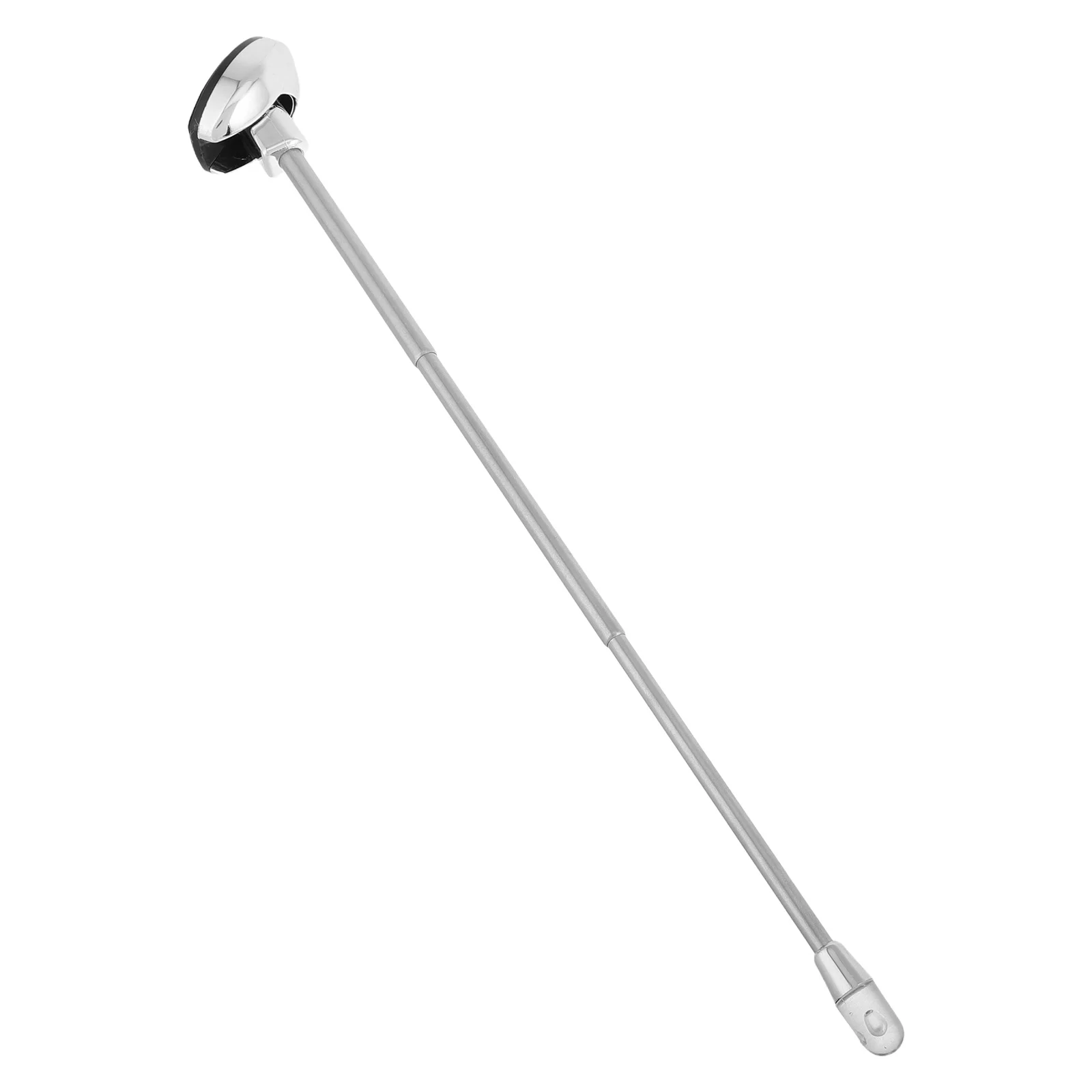 

Silver Car Bumper Corner Antenna Telescopic Flag Pole 16cm Adjustable Driving Parking Marker Universal Car Safety Guide