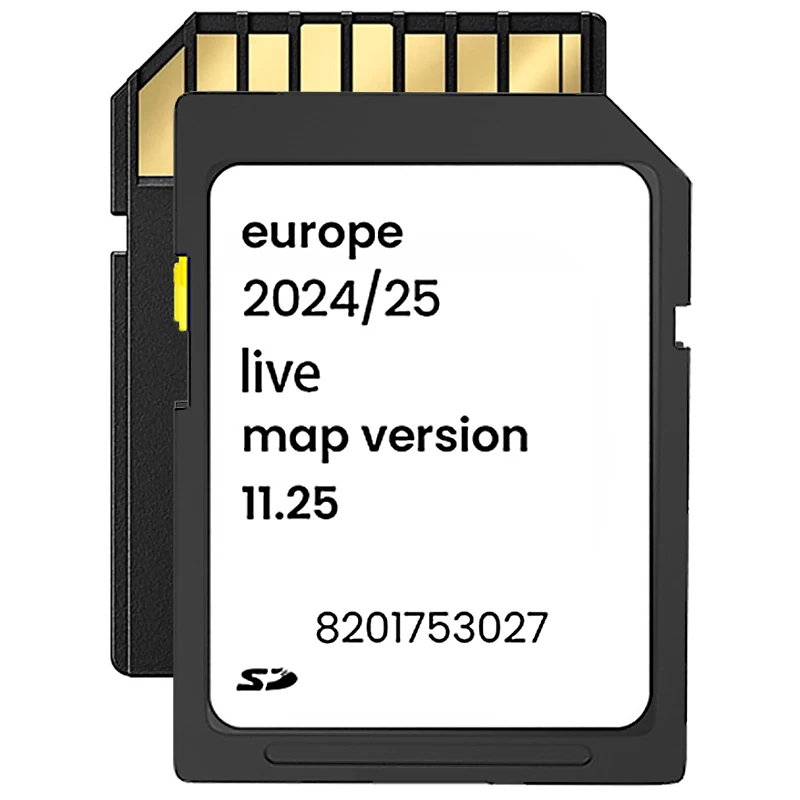 خرائط محدثة بطاقة SD SAT NAV بطاقة SD لرينو كارمينات النسخة المباشرة 11.25 2024/2025 SPEEDCAM GPS بطاقة SD جديدة