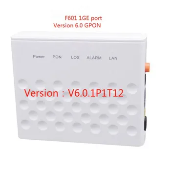 100% original novo zxhn f601 1ge porta versão 6.0 gpon terminal ont terminal óptico 1ge porta novo frete grátis