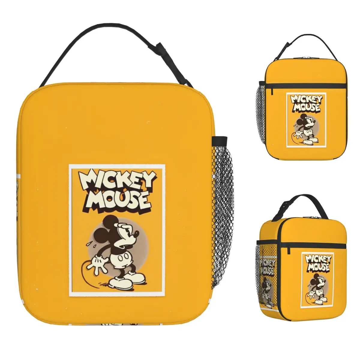 

Mickey Mouse Cartoon Insulated Lunch Bags Thermal Bag Meal Container Portable Tote Lunch Box Girl Boy Beach Outdoor