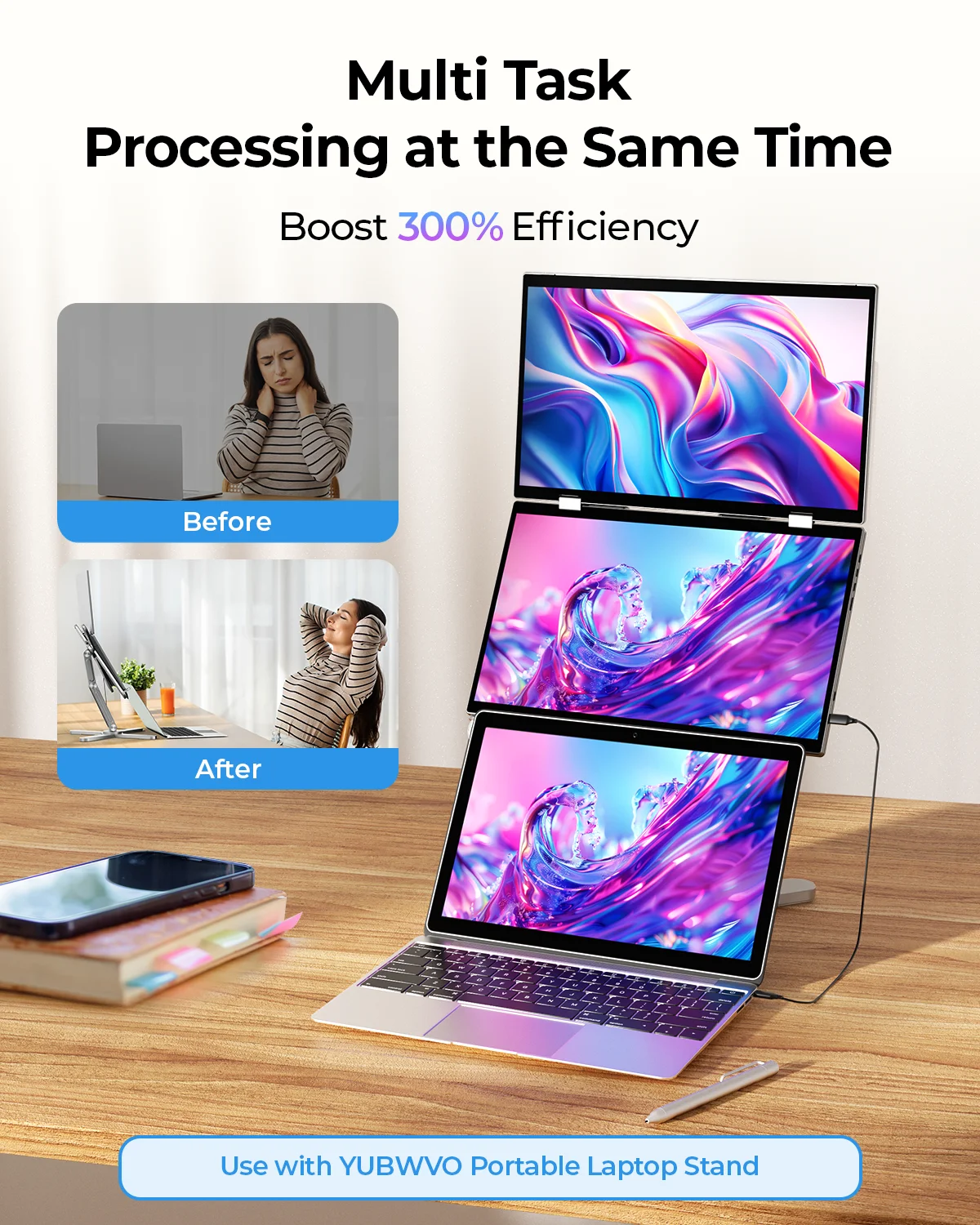 Triple Screen Monitor Portable - Monitor Portable Usb review and price