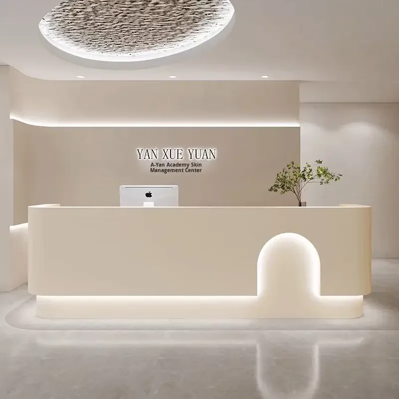 *Front Desk Office Designed for Hotels Beauty Salons Hospitals and Companies Cashier Counter Factory Supply