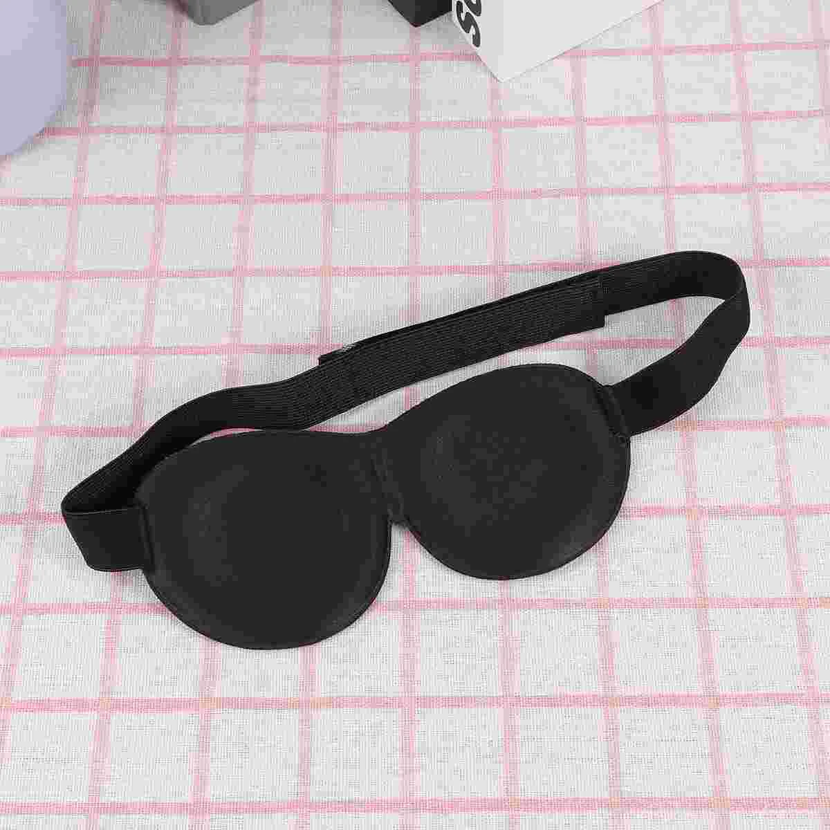 

3D Funny Glasses Eye Eyeshade Spoof Stereoscopic Sleeping Eyeshade for Trip Home Travel Outdoor Pretend to be Gentle Pattern