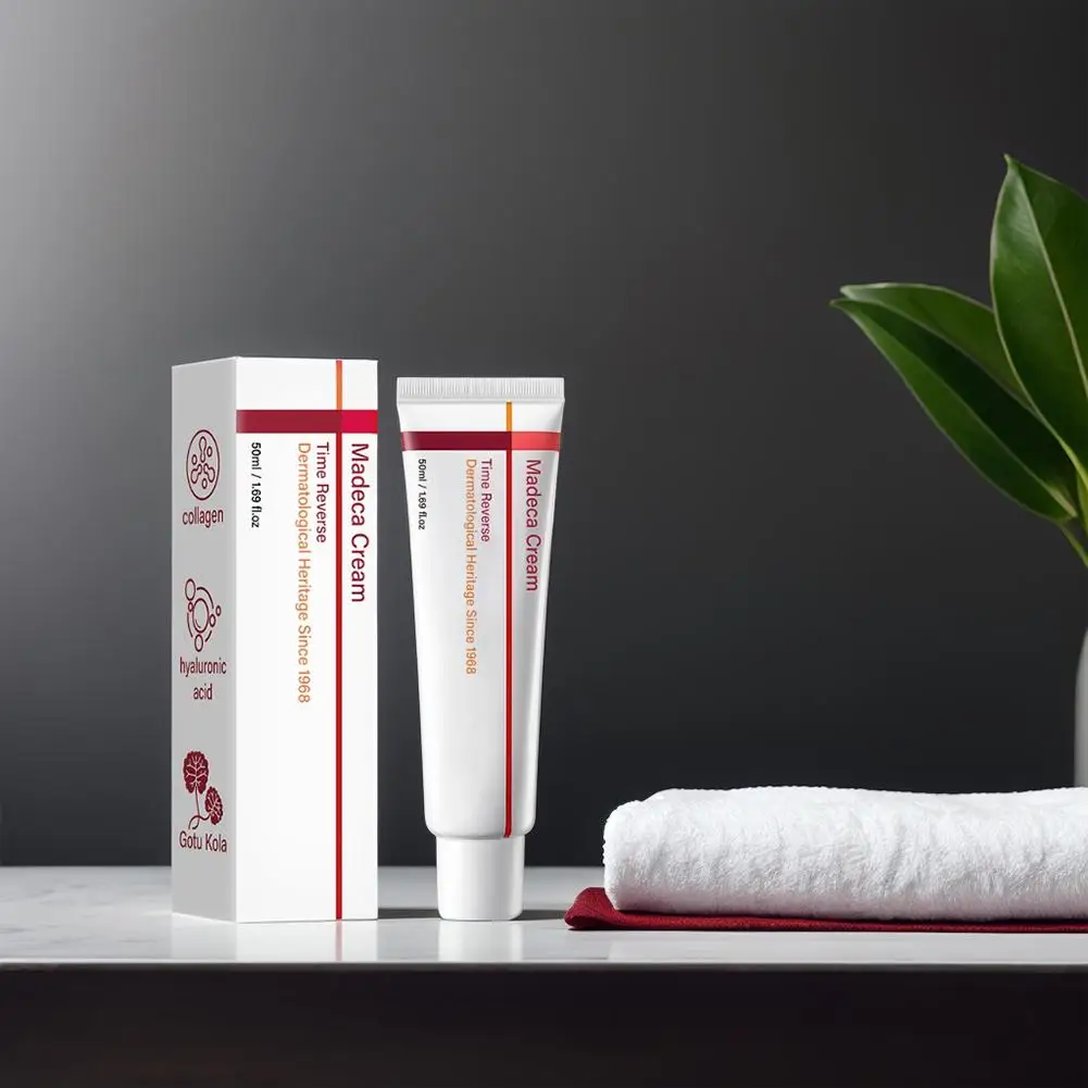 Koreanische Madeca Feuchtigkeitscreme mit Kollagen, Hyaluronsäure und Gotu Kola für Tiefenhydratation, Reduzierung Feiner Linien und Anti-Aging-Wirkung, 50ml – Detail 2