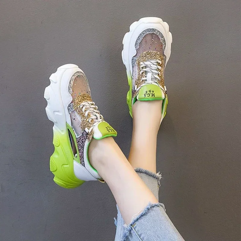 Athletic Sneakers Women\'s Sports Shoes High on Platform Ladies Footwear New Arrival 2025 Casual Sale Designer Luxury 39 Offer H