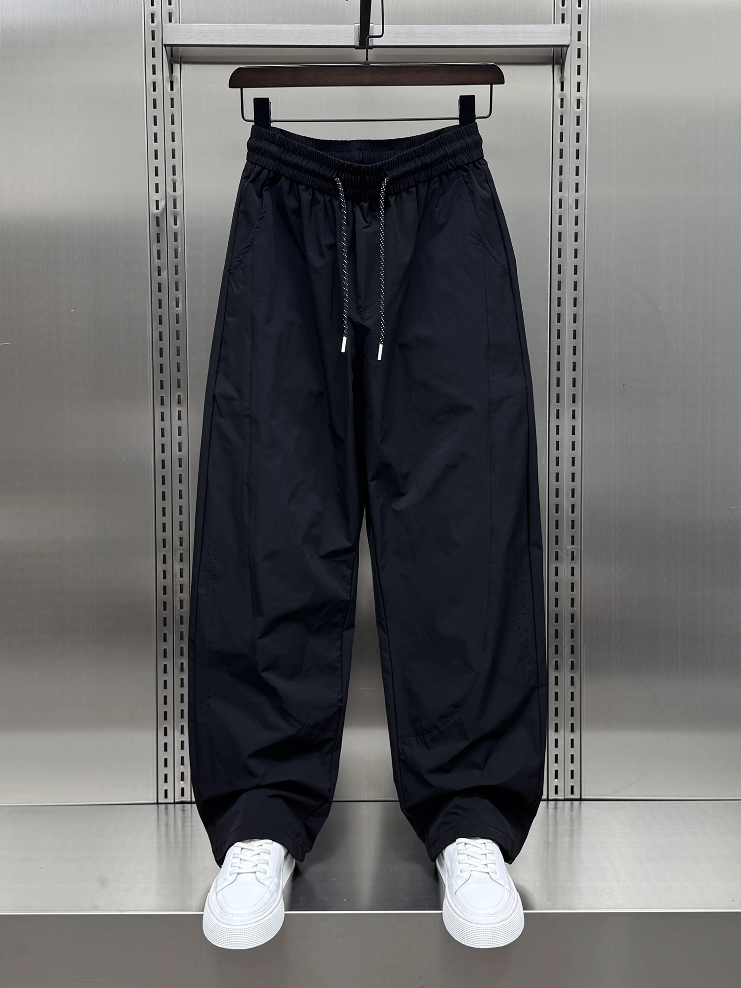 

Lightweight Breathable Men's Casual Pants Loose Fit Qui Dry Workwear Summer New Sle Air Conditioning Pants Youth Faion