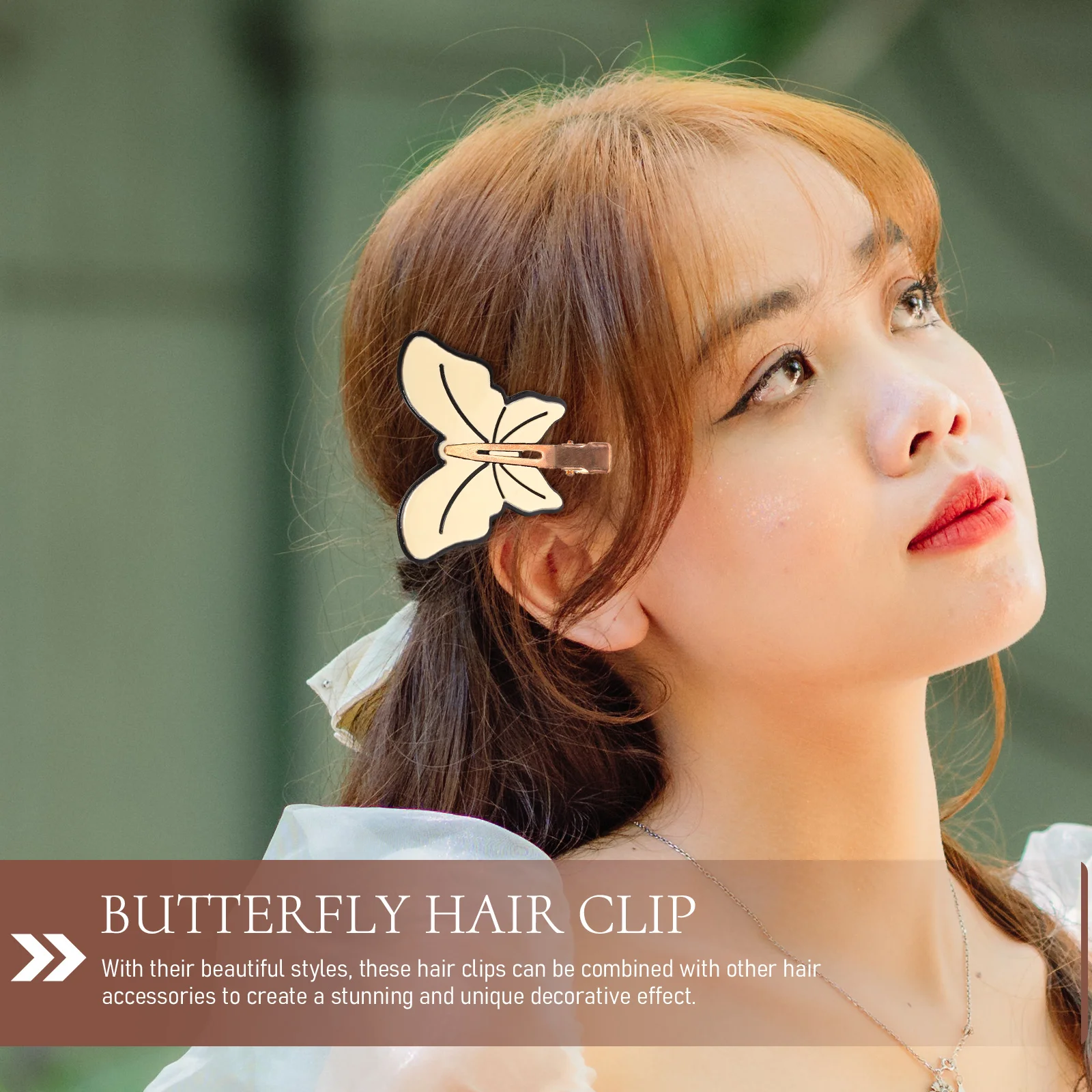 

4pcs Butterfly Hair Clips Tiny Accessories for Little Girls Small Women Pin Hairpins Decorative Elegant Stylish