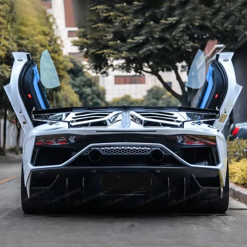 Best-Selling SVJ Style Bumper Kit for Aventador LP700 LP720 LP750 Dry Carbon Fiber 100% Fitment Original Car Hole