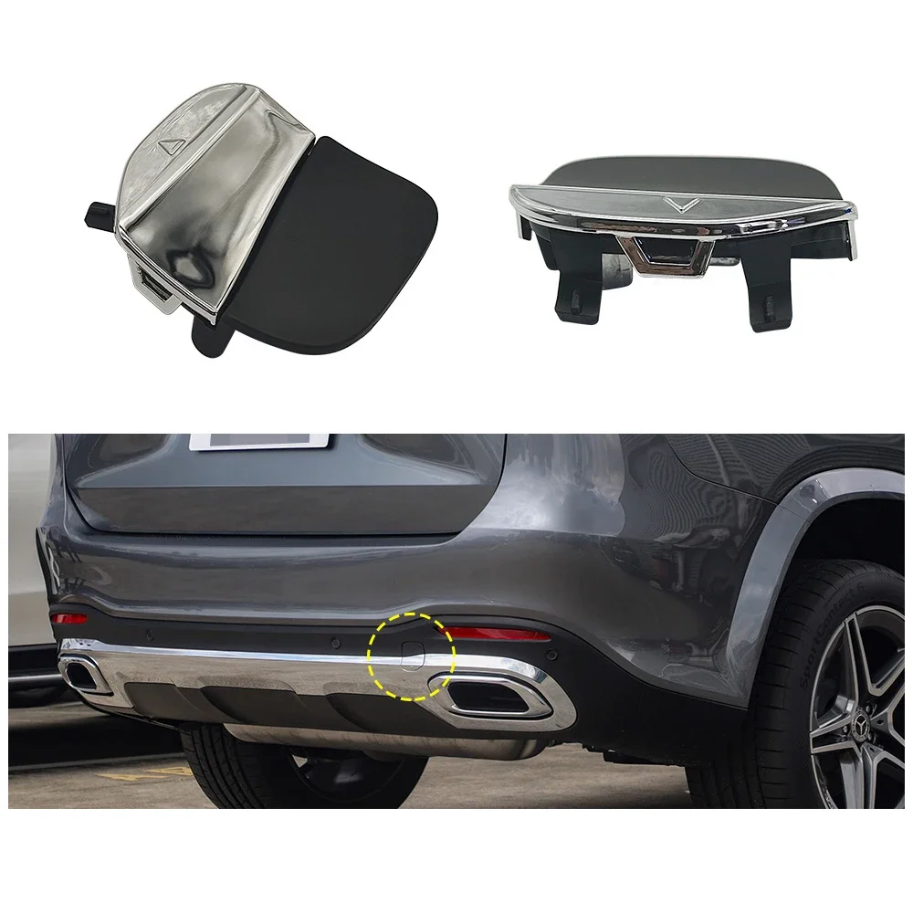 

For Mercedes Benz W167 Rear Trailer Cover GLS Level GLE Rear Bumper Towing Hook Hole Cover Plate 1678852703 2020-2023