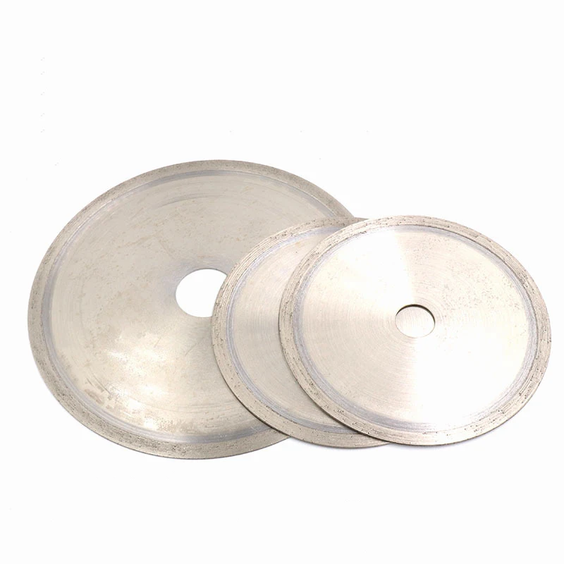 Imagem -03 - Circular do Diamante Viu a Lâmina Disco do Mandril do Corte Nenhum Dente Jade Ágata Vidro Gemas Ferramentas de Lustro de Pedra 100500 mm 420 1pc a
