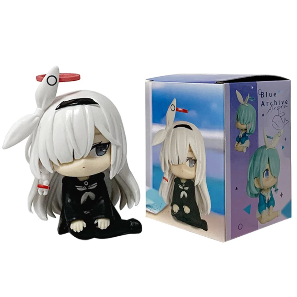 7.5 سنتيمتر 10 سنتيمتر أنيمي الأزرق الأرشيف تمثال نموذج عمل أرقام البلاستيكية عيد ميلاد لعبة الهدايا #2