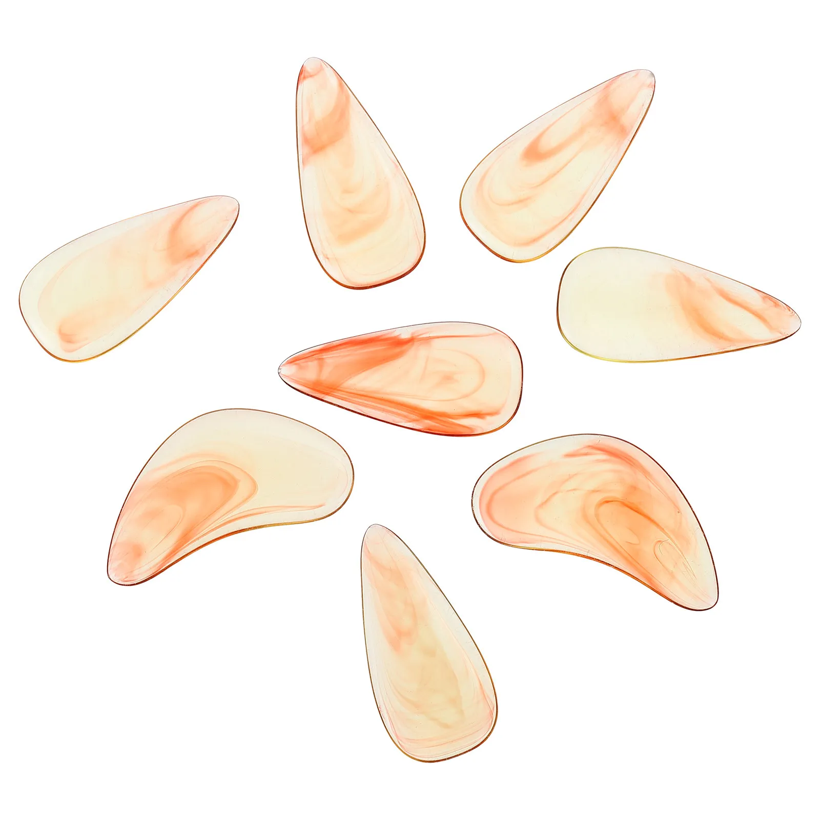 8Pcs Guzheng False Nails Wear Resistant Finger Covers Smooth Rounded Edges Protective Finger Picks Guzheng Nails view 6