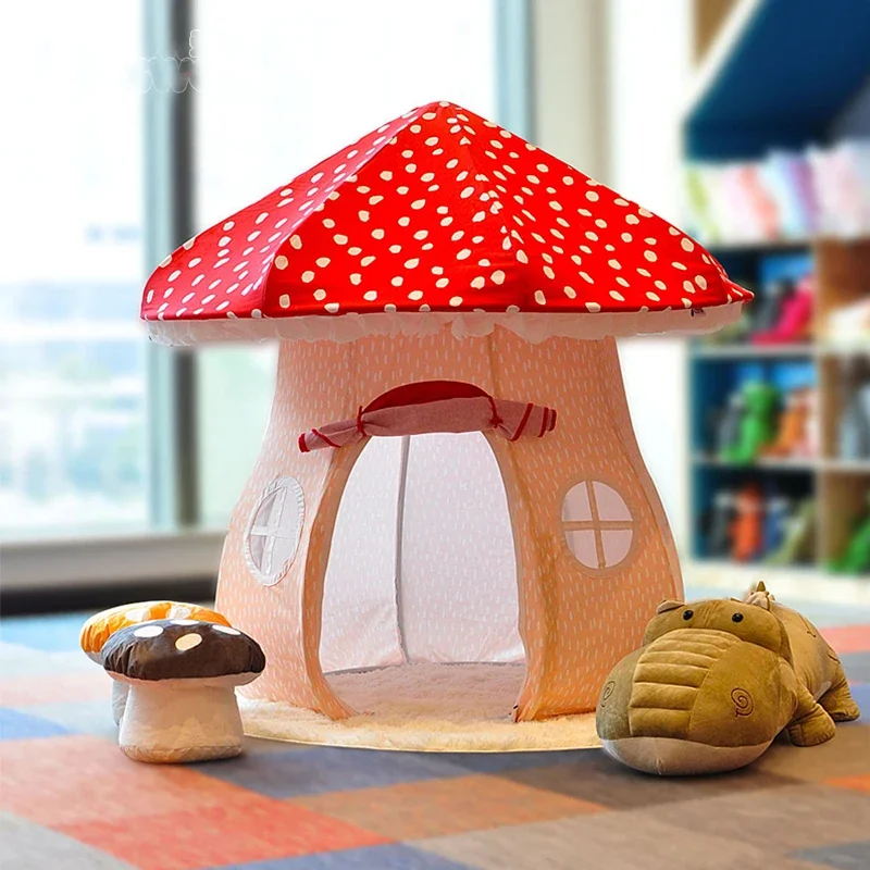 Children's tent indoor princess can sleep boys and girls mushroom baby playhouse small house toys separate bed artifact